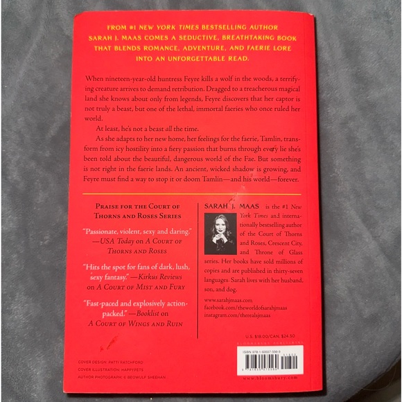 A Court of Thorns and Roses book by Sarah J Mass paperback - Picture 4 of 5